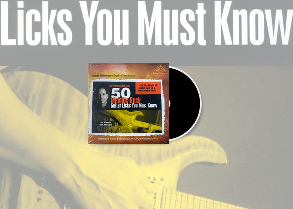 Neil Zaza - "50 Melodic Rock Guitar Licks You Must Know" Video Course DVD
