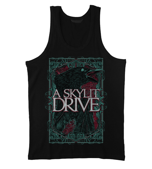 A Skylit Drive "Crow" Black Tank
