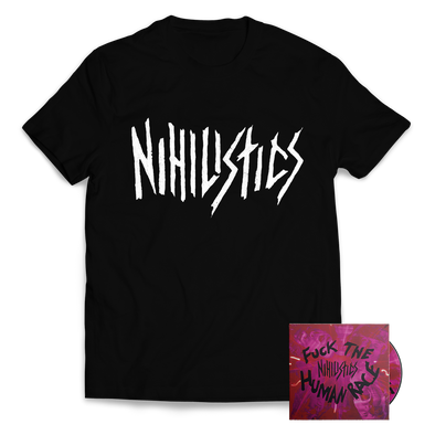 Nihilistics - "F*** The Human Race (w/ Inferno Bonus Tracks)" CD & T-Shirt Bundle