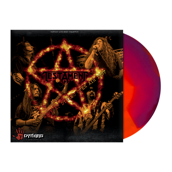 Testament - "Live at Dynamo Open Air 1997" - Vinyl - Fire LP + Holy Mountain Printing Exclusive Promotional Jacket