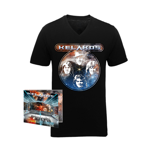 Kelakos - "Hurtling Towards Extinction" CD & Shirt Bundle