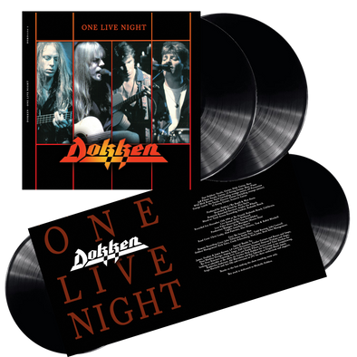 Dokken - "One Live Night" Black 2LP