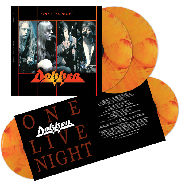 Dokken - "One Live Night" Orange 2LP