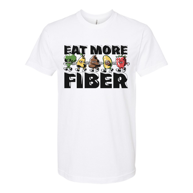 DocSwag's Eat More Fiber T-Shirt (WHITE)