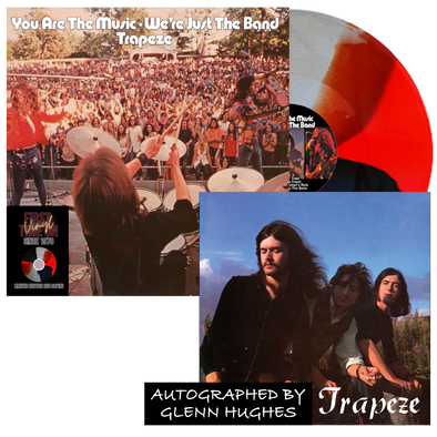 Trapeze - 'You Are the Music... We're Just the Band' White, Red, & Black Twist Vinyl Bundle