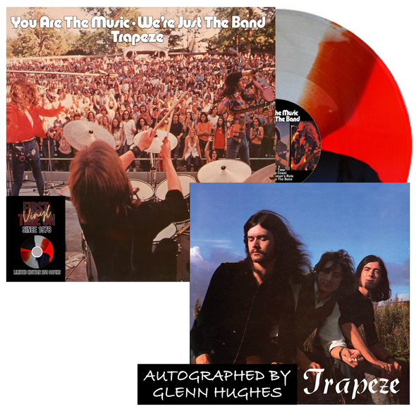 Trapeze - 'You Are the Music... We're Just the Band' White, Red, & Black Twist Vinyl Bundle