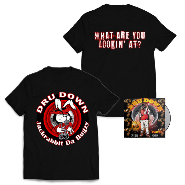 Dru Down - Jackrabbit Shirt & CD Bundle