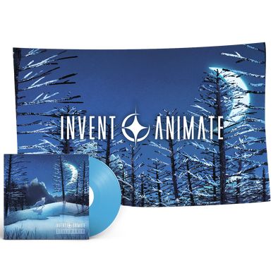 Invent Animate - 'Stillworld' Vinyl + Flag Bundle (Indigo Variant)