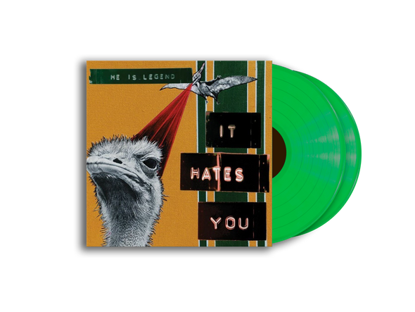 He Is Legend - 'It Hates You' Double LP - Translucent Green