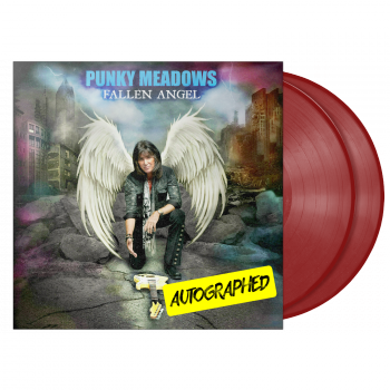Punky Meadows "Fallen Angel" AUTOGRAPHED 2XLP RED