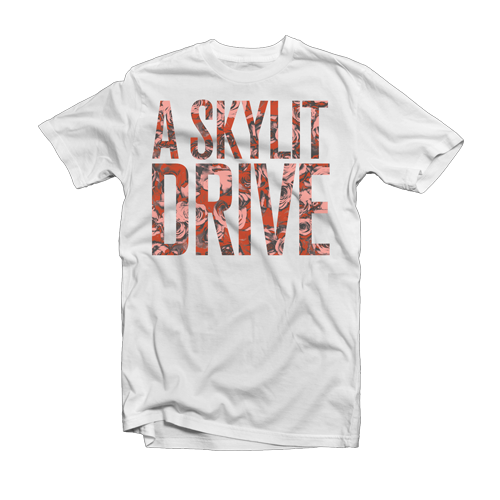 A Skylit Drive "Floral Text/Logo"  Shirt