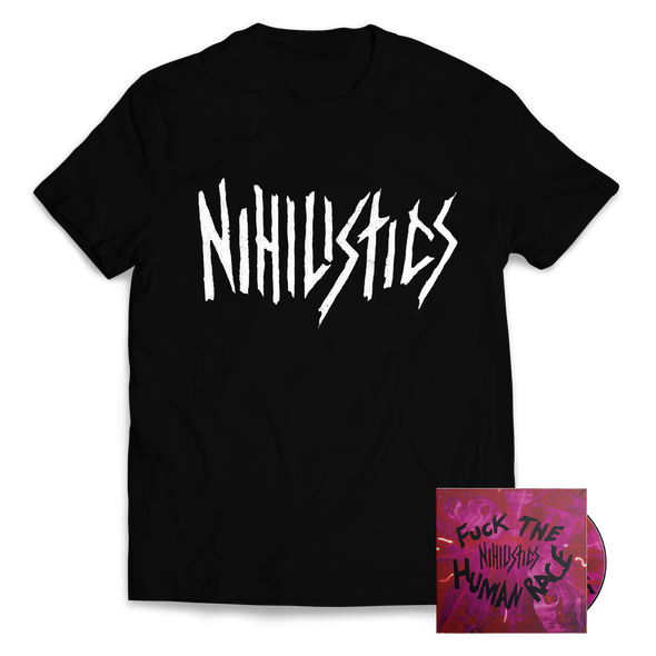 Nihilistics - "F*** The Human Race (w/ Inferno Bonus Tracks)" CD & T-Shirt Bundle