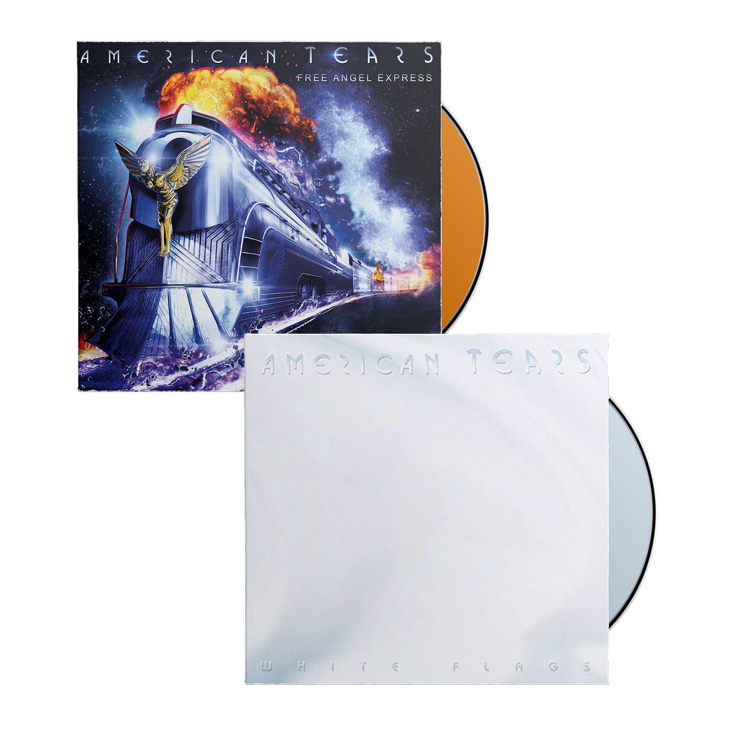 American Tears "White Flags" & "Free Angel Express" CD Bundle