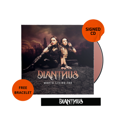 Dianthus - Worth Living For CD (Signed) + Free Bracelet