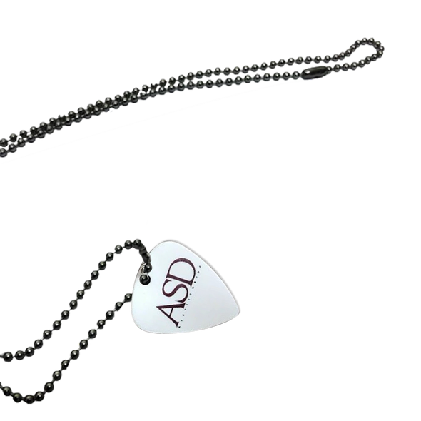 A Skylit Drive Guitar Pick Necklace