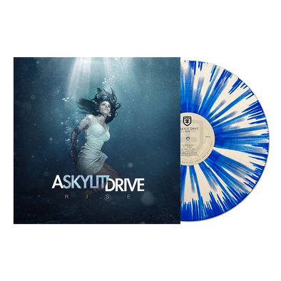 A Skylit Drive "Rise" White/Blue Splatter Vinyl