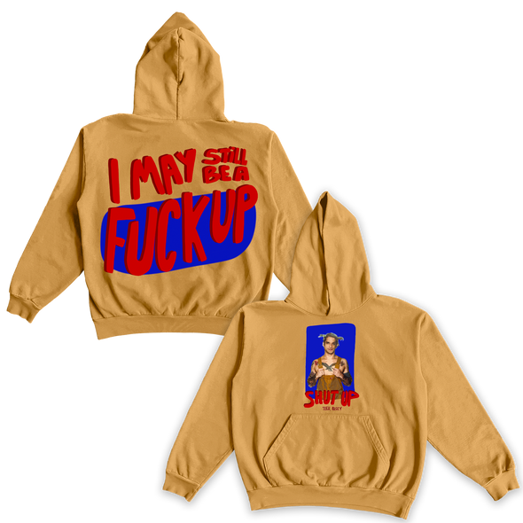 Tyler Posey - "Shut Up" Limited Edition Peach Hoodie