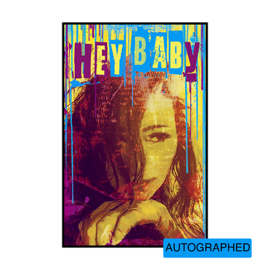 TIFFANY - Hey Baby Poster (Autographed)