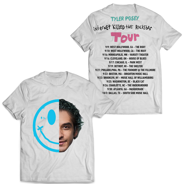 Tyler Posey - Smiley 2021 Tour T-Shirt
